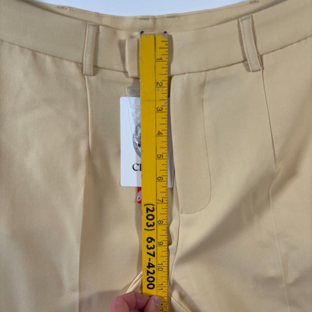 Cider Yellow Wide Leg Pants Women’s L High Rise Tailored Stretch Trousers NWT - Picture 11 of 13